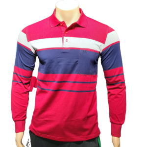 BK Casual Red-Blue Long Sleeves Tshirt Ksh 1,900