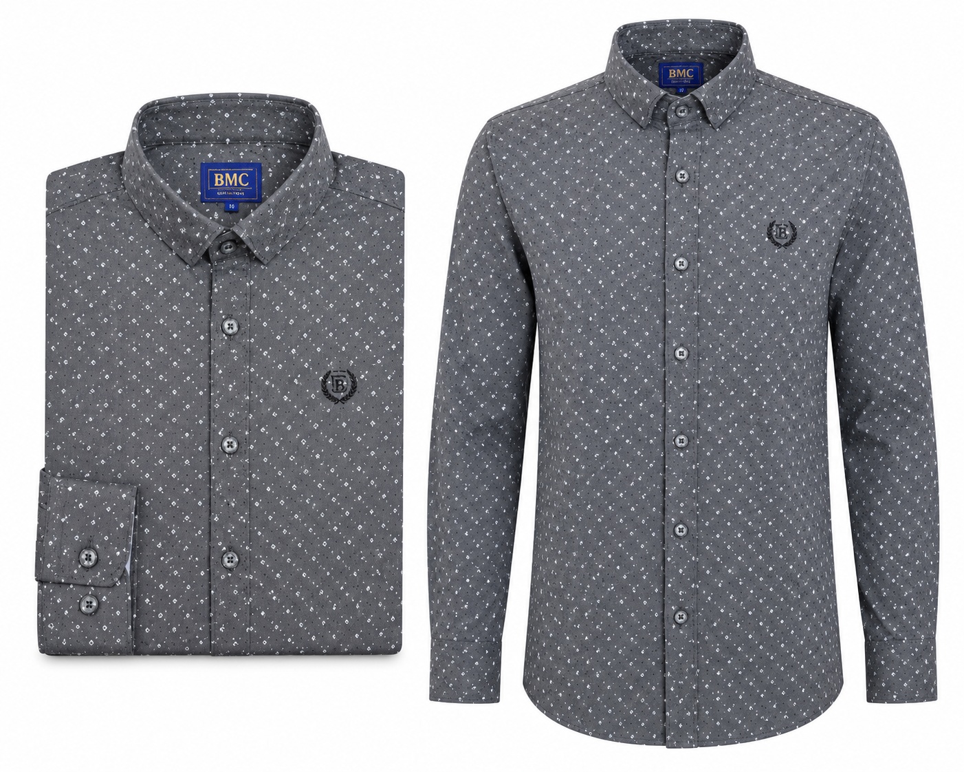 Long-Sleeve Shirt-Grey