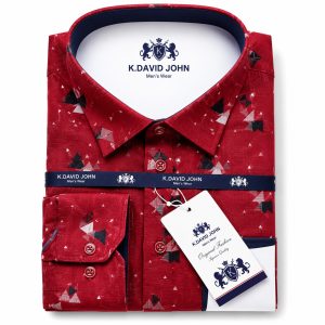 Men's Long Sleeve Floral Shirt