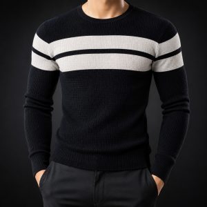 Striped Round Neck