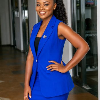 Blue Skirt Suit