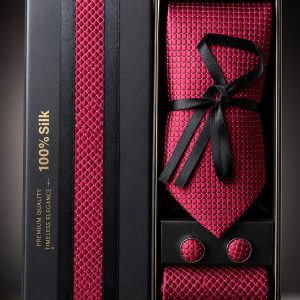 MAROON Silk Tie